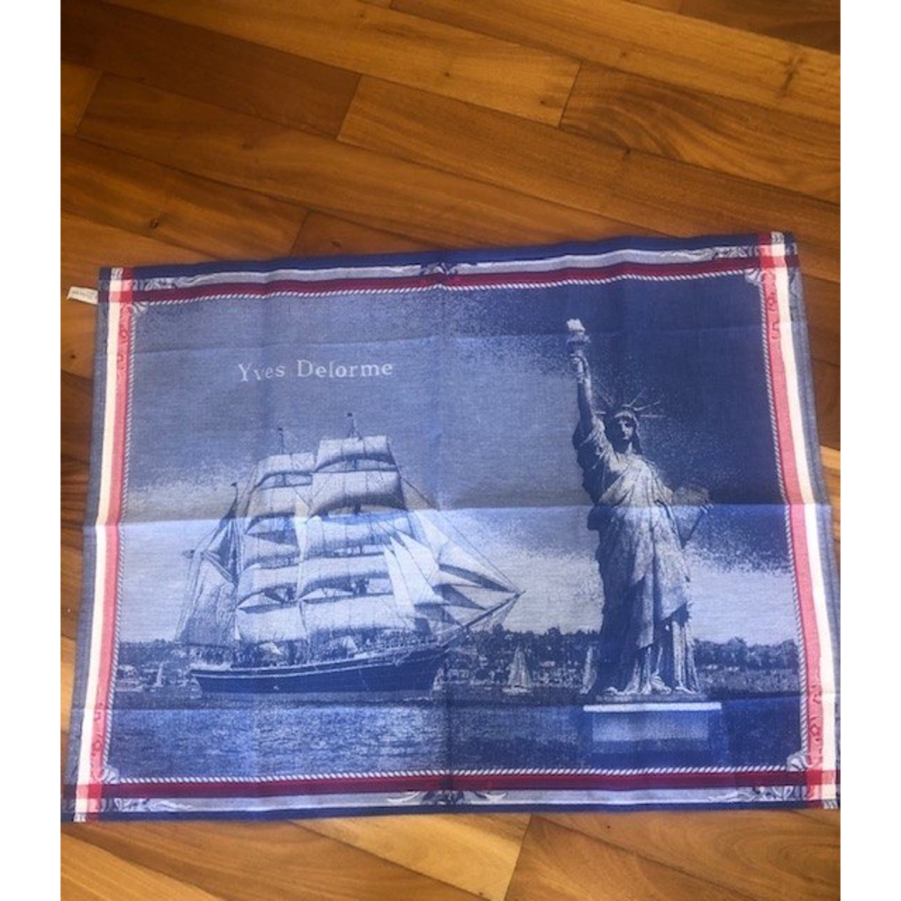 Yves Delorme Statue of Liberty Tea Towel
